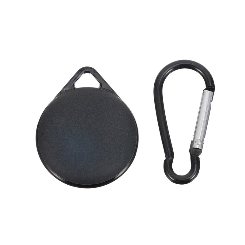 Pet Tracker Protective Case with Keychain Hook for Outdoor Use Black - Image 2