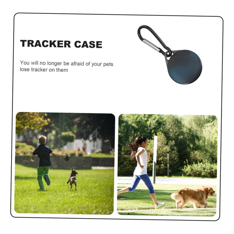 Pet Tracker Protective Case with Keychain Hook for Outdoor Use Black - Image 5