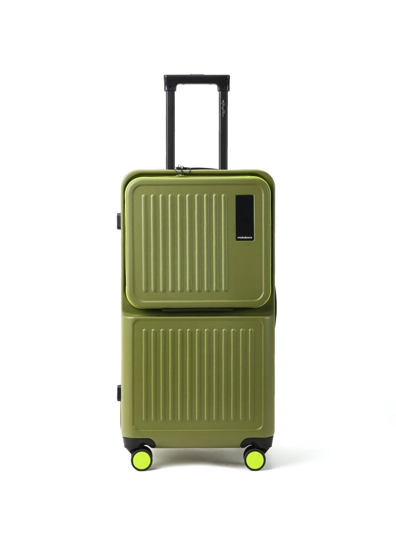 Mokobara The Transit Trunk - Polycarbonate Material | So Matcha Limeray, Green - Image 1