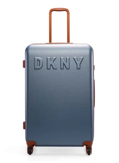 DKNY Dkny Promo Intl PM1 Hardside Luggage on Wheels for Unisex | Ultra Lightweight ABS on with Spinner Wheels 4 Color Denim