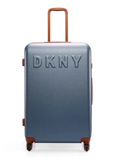 DKNY Dkny Promo Intl PM1 Hardside Luggage on Wheels for Unisex | Ultra Lightweight ABS on with Spinner Wheels 4 Color Denim