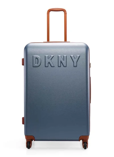 DKNY Dkny Promo Intl PM1 Hardside Luggage on Wheels for Unisex | Ultra Lightweight ABS on with Spinner Wheels 4 Color Denim