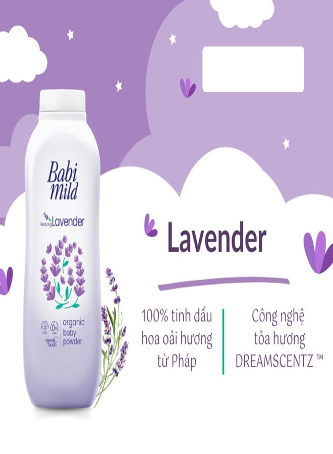 HANI PO™ Babi Mild Baby Powder - organic white lavender160G- Imported Product for Powder for girl baby | baby boy - Pack of 1 - Thailand Product - Image 3