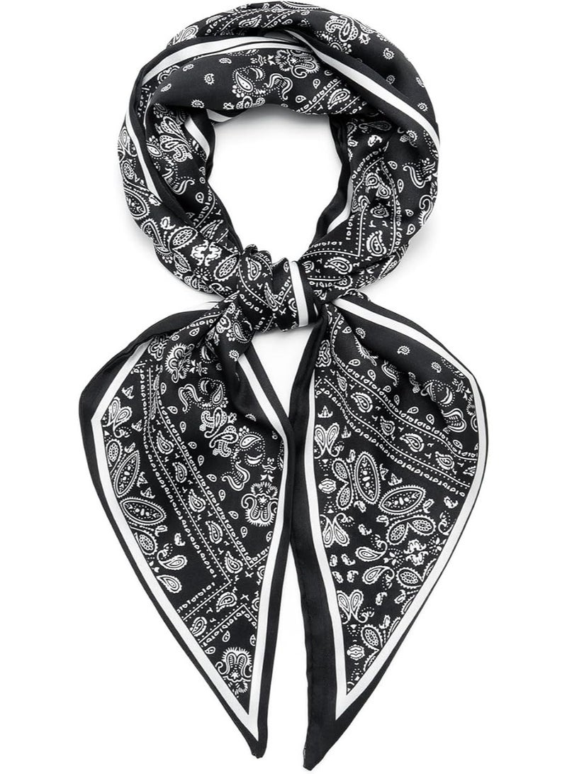 Silk Like Scarf for Women Neck Scarf Belt Satin Scarf for Hair Tie Fashion Purse Scarf for Handbag Accessories Charm - Image 1