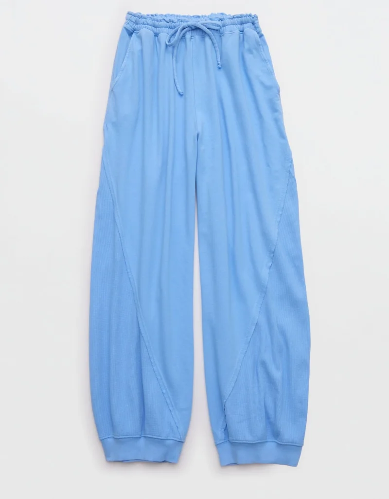 Aerie Unwind Waffle Jogger