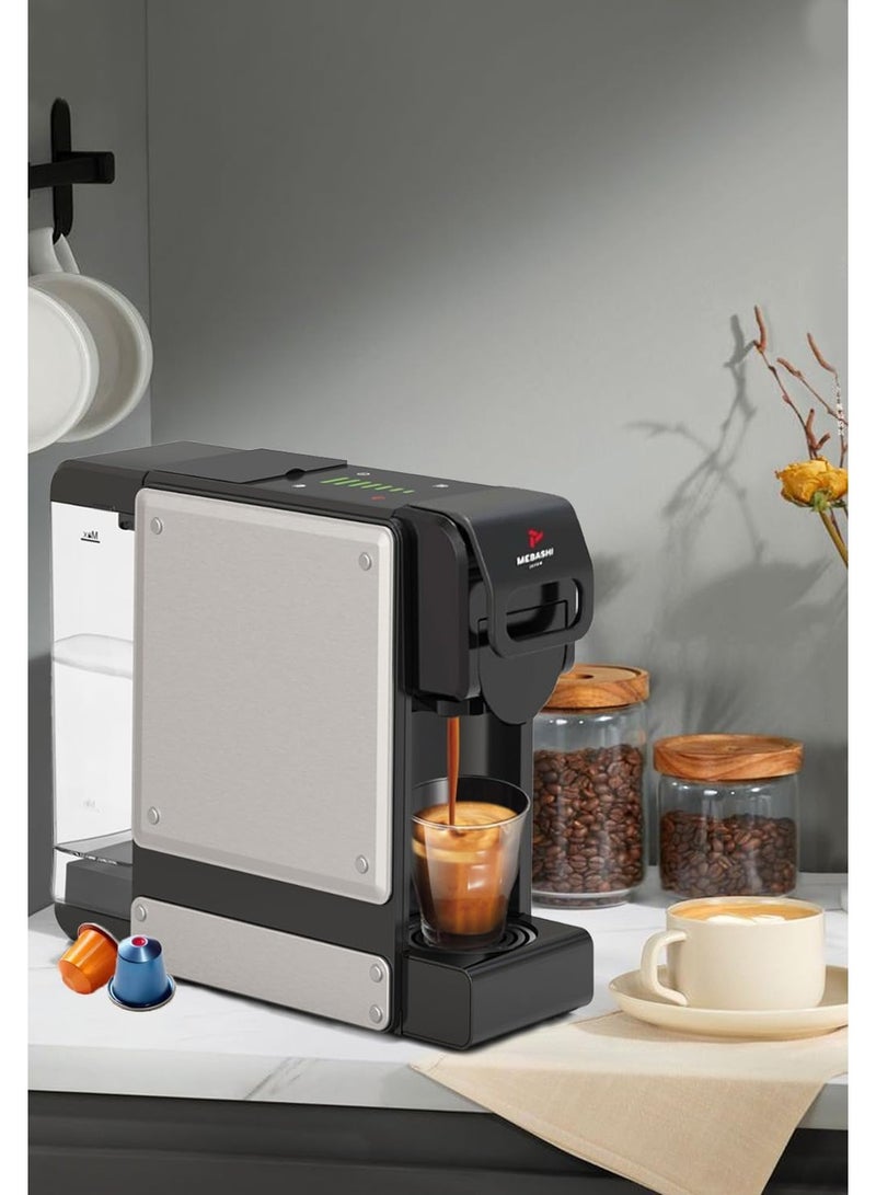 MEBASHI Multi Capsule Coffee Machine, 3-in-1 Compatible with Nespresso and Dolce Gusto, 19 Bar, Touchscreen Control| 1450 W (ME-CEM303) - Image 5