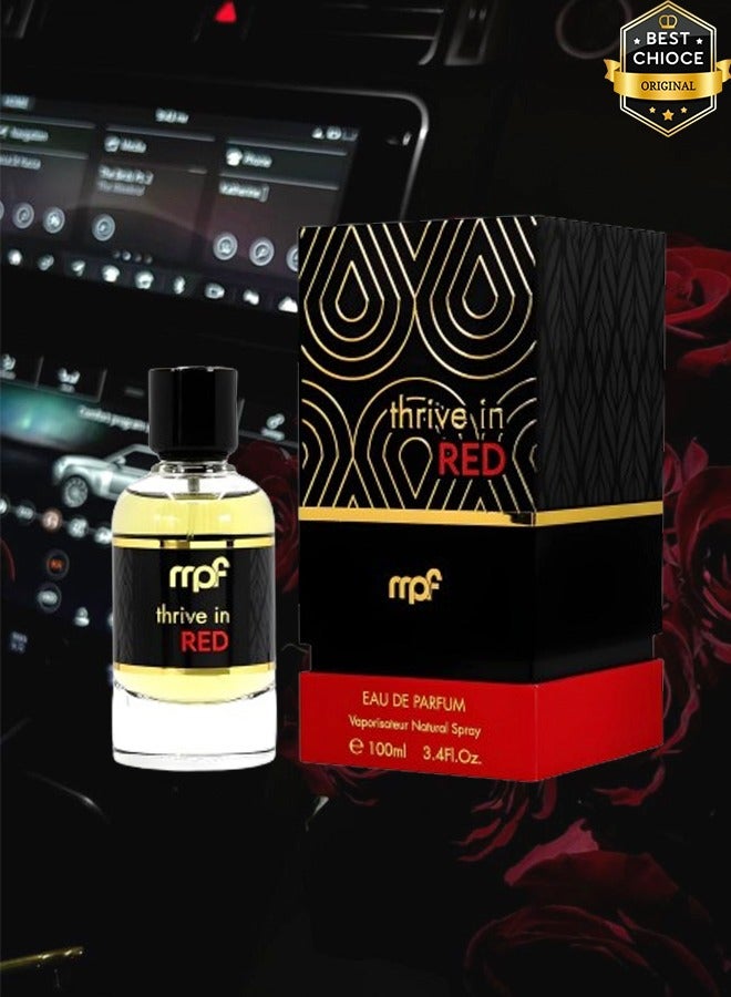 mpf 9 Pieces Thrive In Red Perfume 100ml EDP - Image 2