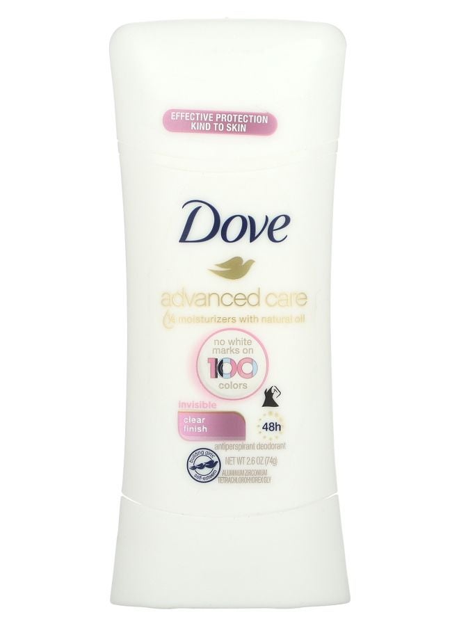 Dove Advanced Care Invisible Anti-Perspirant Deodorant Clear Finish 2.6 oz (74 g)
