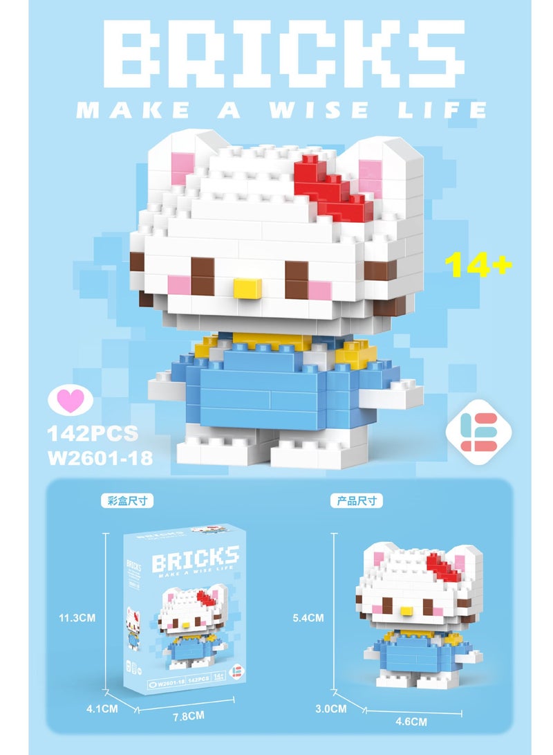 Bricks Micro-particle building blocks, children's toys, puzzles, assembling cartoon series, nano blocks - Image 2