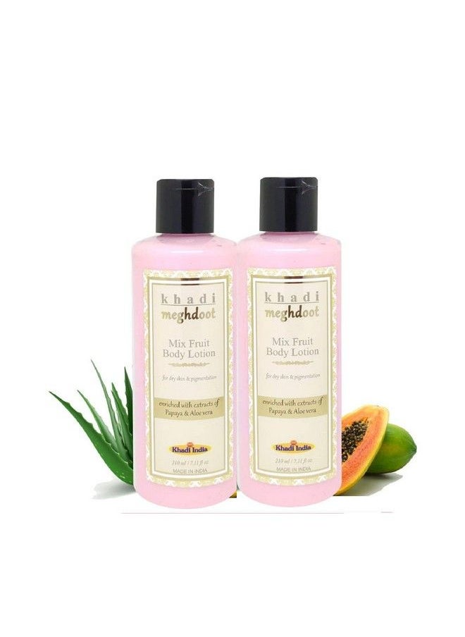 KHADI MEGHDOOT Mix Fruit Body Lotion 210Ml (Pack Of 2)  - Image 2