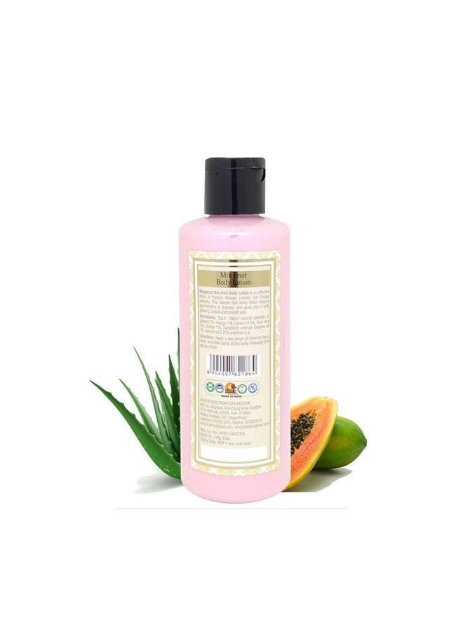 KHADI MEGHDOOT Mix Fruit Body Lotion 210Ml (Pack Of 2)  - Image 4