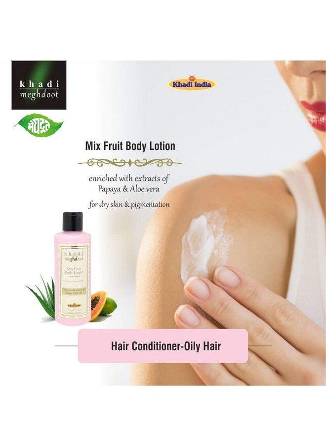 KHADI MEGHDOOT Mix Fruit Body Lotion 210Ml (Pack Of 2)  - Image 5