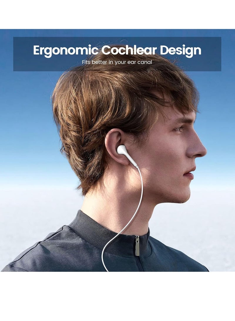 ELTRAZONE عبوة 2 - سماعات أبل / سماعات سلكية / سماعات آيفون / لايتنينغ [معتمدة من أبل MFi] مع ميكروفون مدمج وتحكم في مستوى الصوت متوافقة مع آيفون 7/8/X/11/12/13/14/برو/برو ماكس، تدعم جميع أنظمة iOS - Image 5
