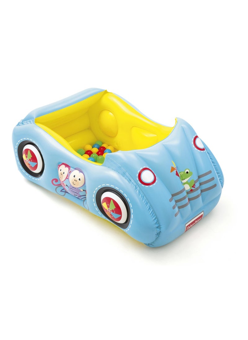 Bestway Bestway® Fisher-Price™ 47" x 31" x 20"/1.19m x 79cm x 51cm Race Car Ball Pit  - Image 1