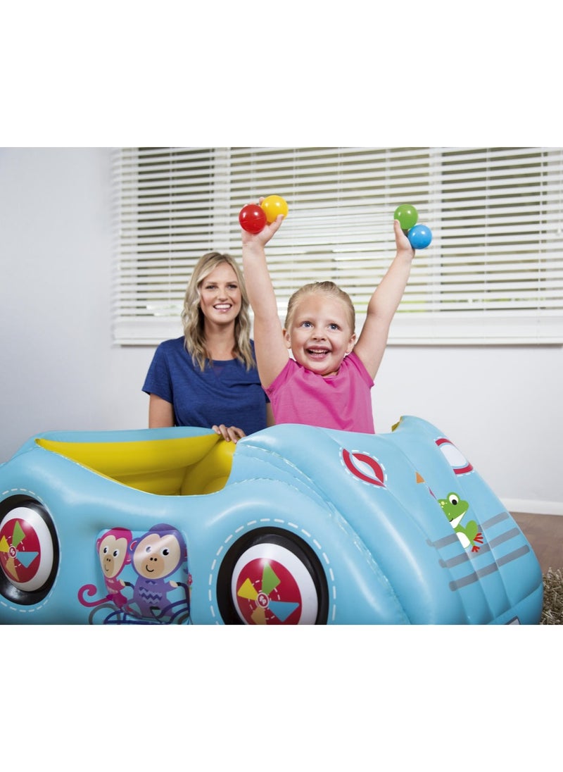 Bestway Bestway® Fisher-Price™ 47" x 31" x 20"/1.19m x 79cm x 51cm Race Car Ball Pit  - Image 4