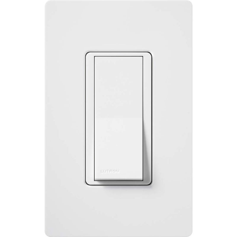Lutron Claro 15 Amp Single-Pole Paddle Switch, CA-1PS-WH, White - Image 2