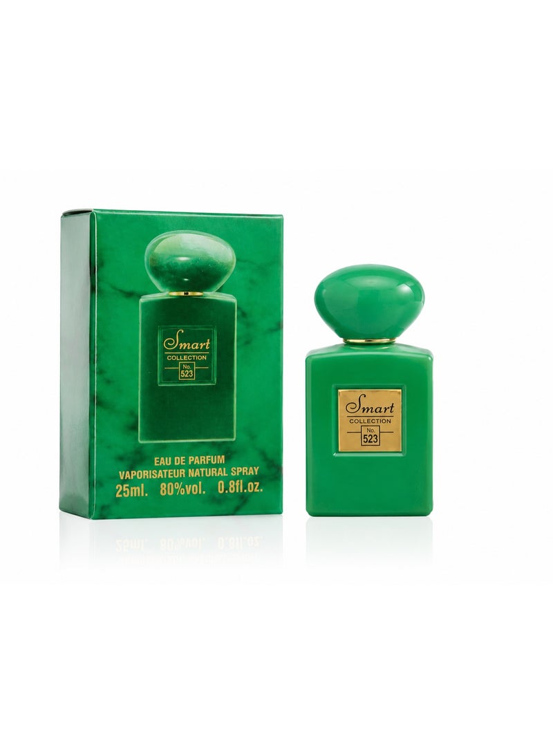 سمارت كولكشن  عطر سمارت كولكشن رقم 523 او دو بارفان للجنسين، عطر أخضر منعش يدوم طويلاً، 25 مل - Image 1