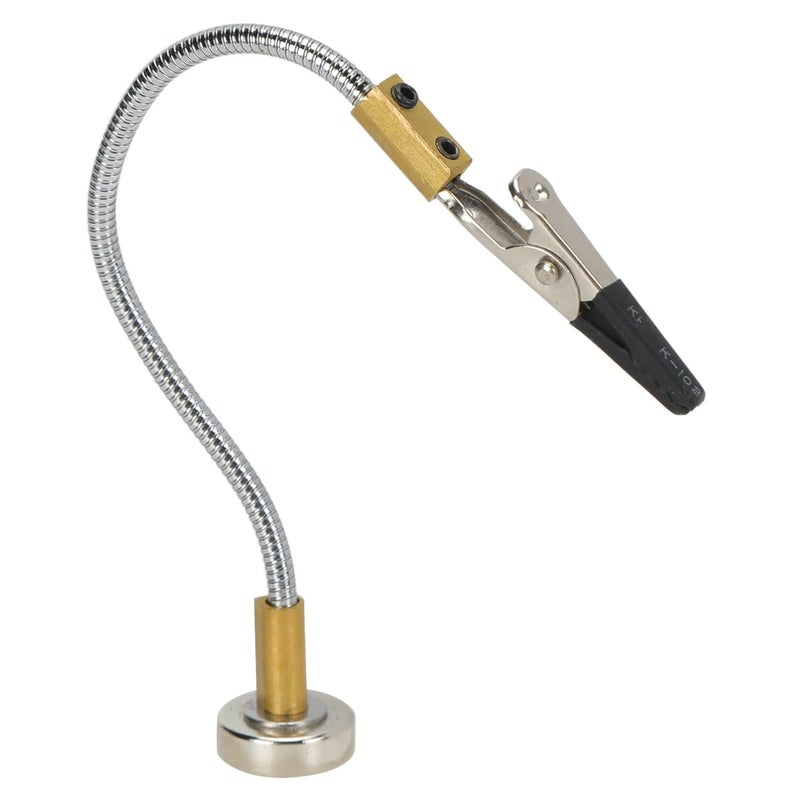 klarako Flexible PCB Electronic Clamp with Welding Third Hand Tools, Strong Magnetic Base, Alloy Steel Material, Bent at Will, Multifunctional for DIY - Image 5