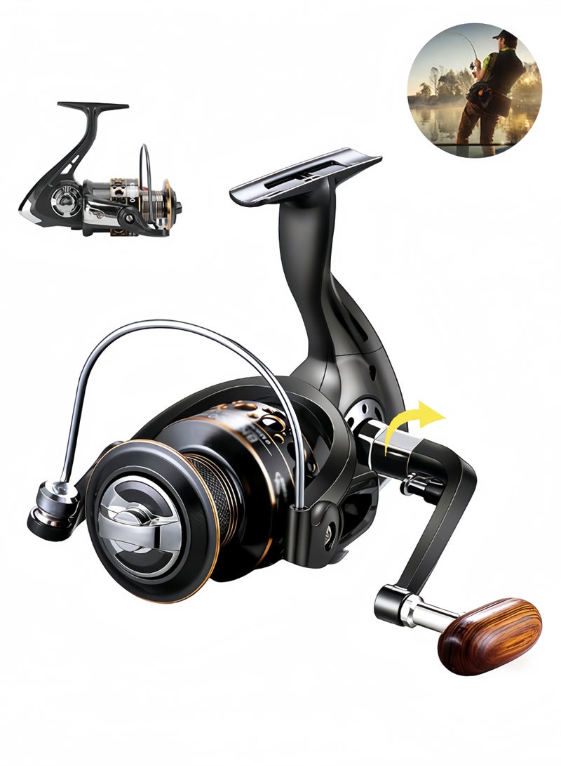 Polish'D Big Game Surf Spinning Fishing Reel, 20KG Drag Power Backlash-Free Bearings, Metal Reel Seat, Zinc Alloy Gear for Saltwater Inshore and Offshore Fishing - Image 1