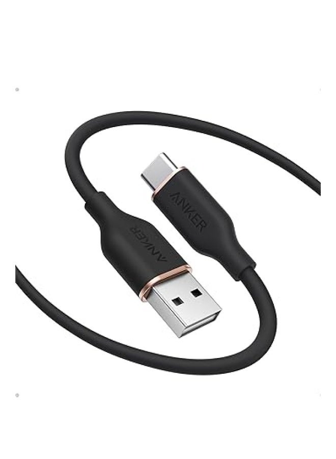 Anker Type C Cable，2 Pack USB A to USB C Flow Cord, Fast Charging for iPhone 17 16 or Max Plus and More (6FT, Black) - Image 2