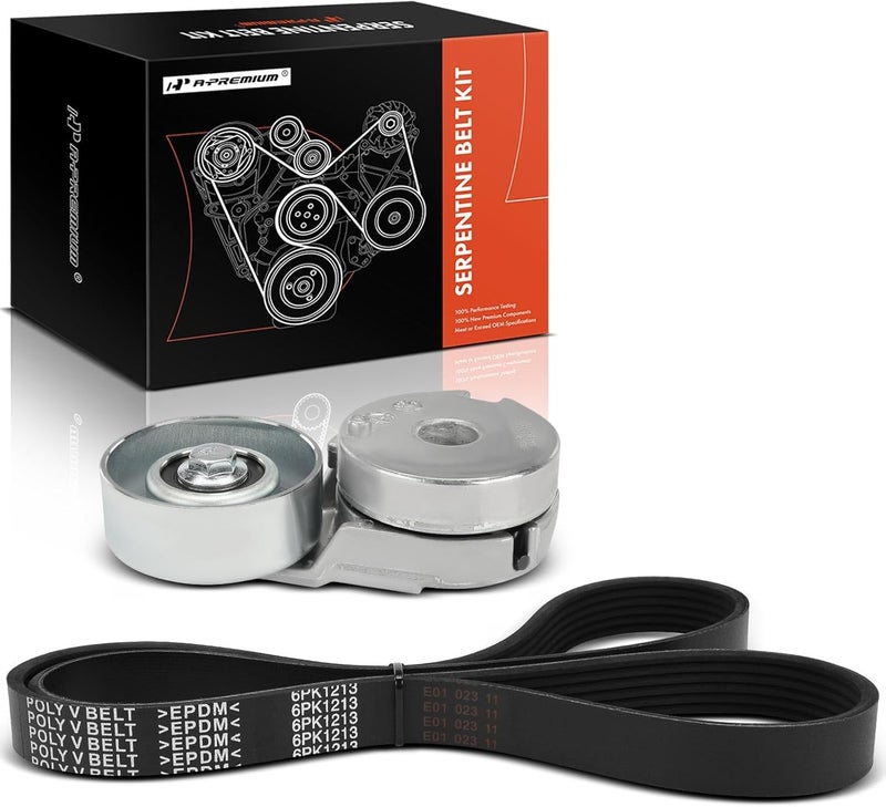 A-Premium Serpentine Belt Kit for Nissan Sentra 2007-2012 - Image 1