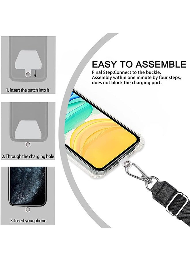 Garlo - Phone Lanyard, Cell Phone Lanyard Key Chain Holder Adjustable Nylon Phone Wrist Strap Compatible with iPhone Samsung Any Smartphones - Image 1