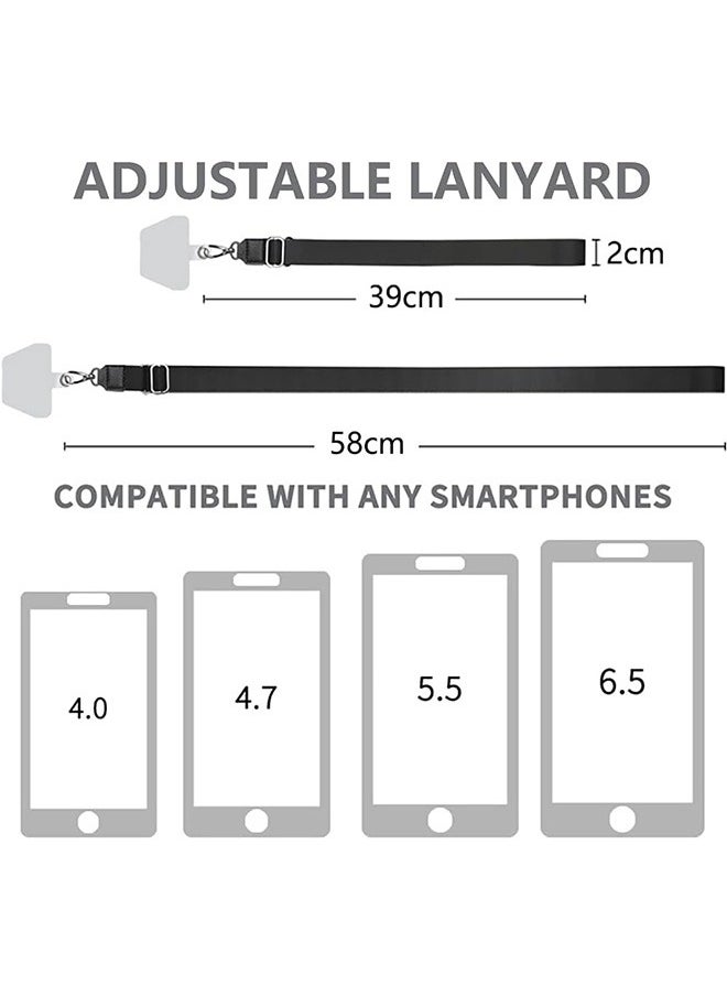 Garlo - Phone Lanyard, Cell Phone Lanyard Key Chain Holder Adjustable Nylon Phone Wrist Strap Compatible with iPhone Samsung Any Smartphones - Image 1