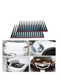 Car Headlight Sticker False Eye Lash Sticker Cute Car Eyelashes Funny Eyelashes Auto Head Lamp Decoration Decals 2pcs for Volkswagen Beetle Withstands All Weather  Driving Conditions