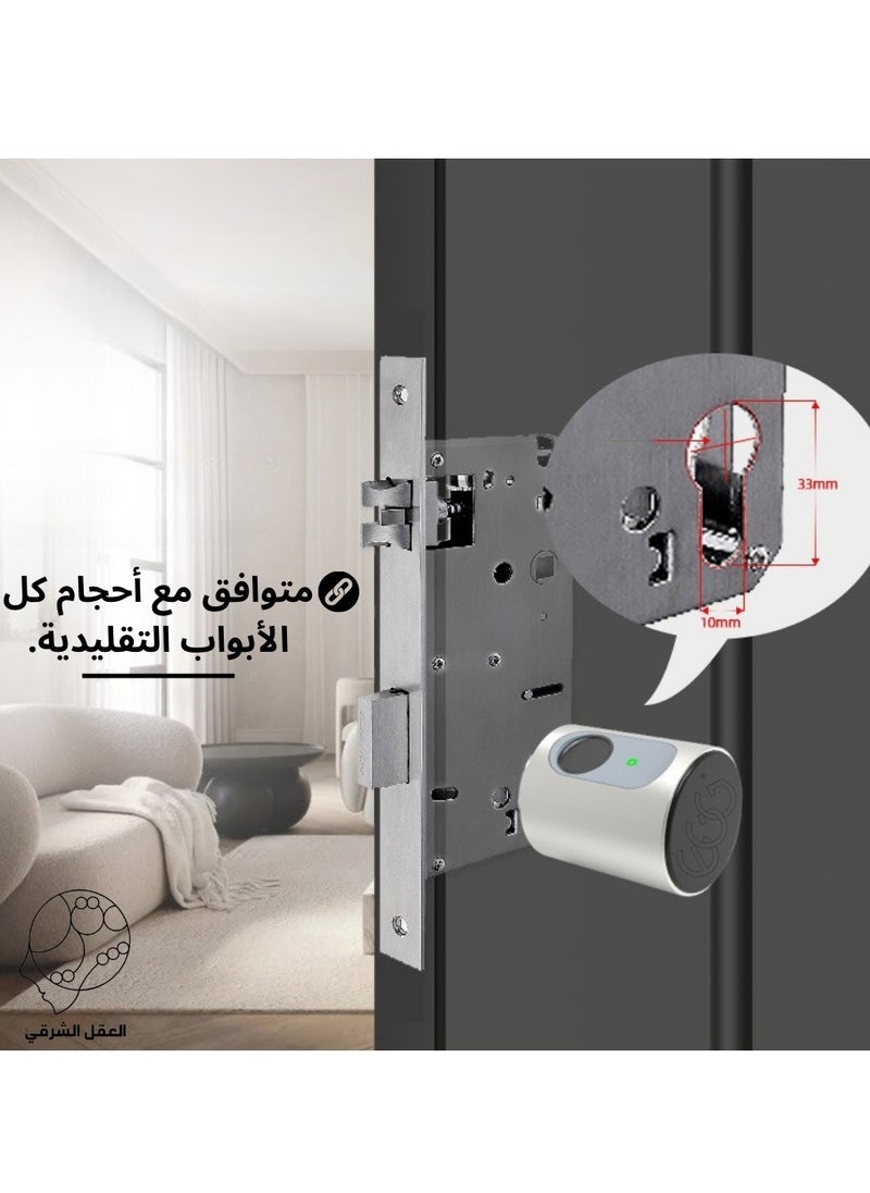 Smart Fingerprint Lock  Compatible With TUYA App(contain one  battery CR123A)