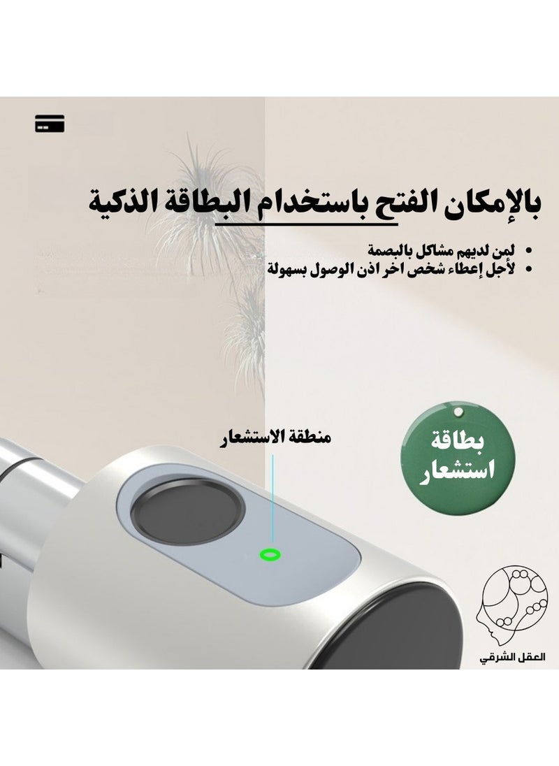 Smart Fingerprint Lock  Compatible With TUYA App(contain one  battery CR123A)