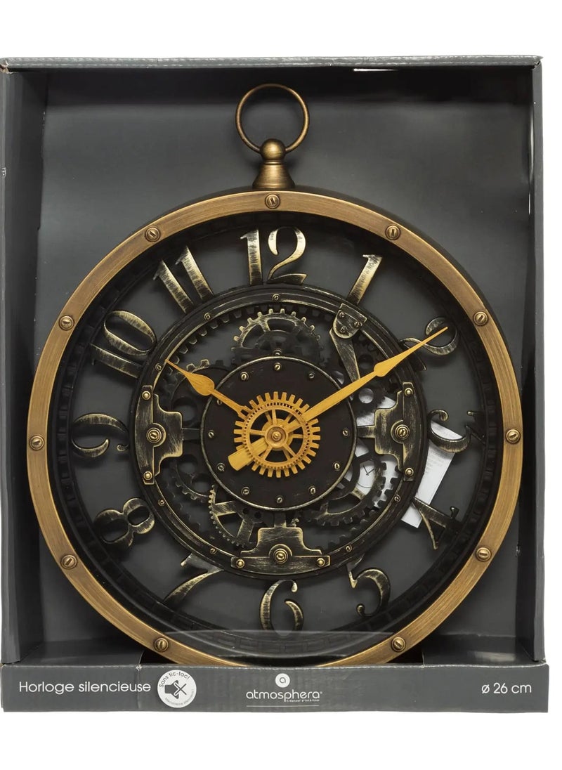 atmosphera - Plastic vintage style Wall Clock (27 x 5.2 x 32.5 cm) - Image 1