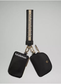 Lululemon Dual Pouch Wristlet Wallet, Mini Zip-Around Coin Purse with Double Pockets, Compact and Convenient for Organizing Small Essentials On the Go  - Image 1