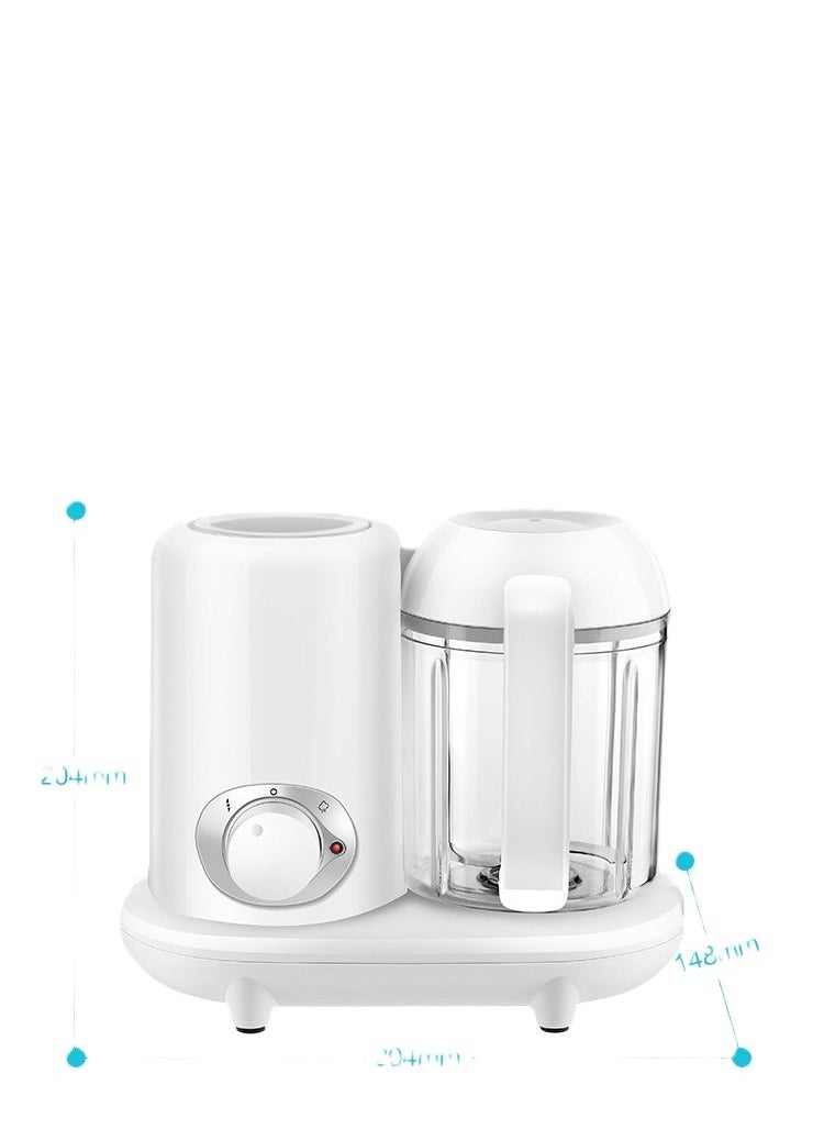 kiddoz Baby Food Processor With Steamer, White  - Image 3