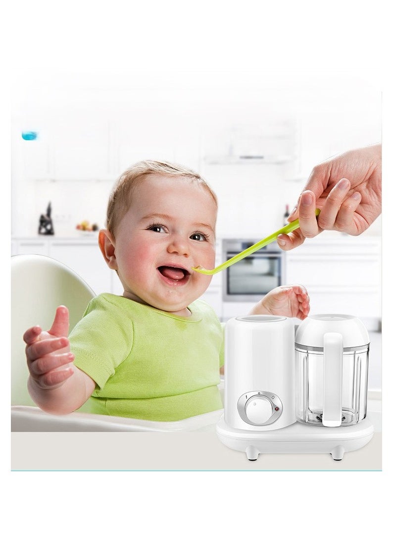 kiddoz Baby Food Processor With Steamer, White  - Image 5
