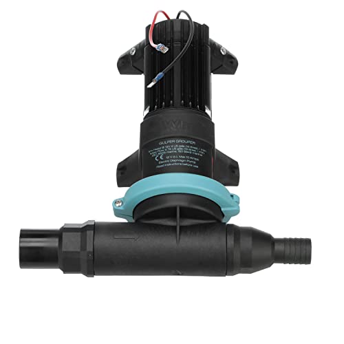 Whale Gulper Grouper MK2 Pump (12V) - Fishbox Discharge Pump. No Filter, No Clogging, No Motor Burn Out - Just Reliable Waste Management BP4672 - Image 3