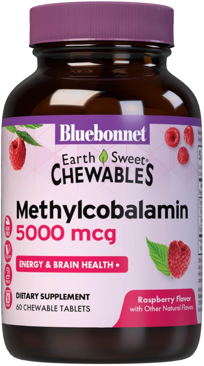 Bluebonnet Methylcobalamin Chewable Tablets for Energy Boost - Image 1