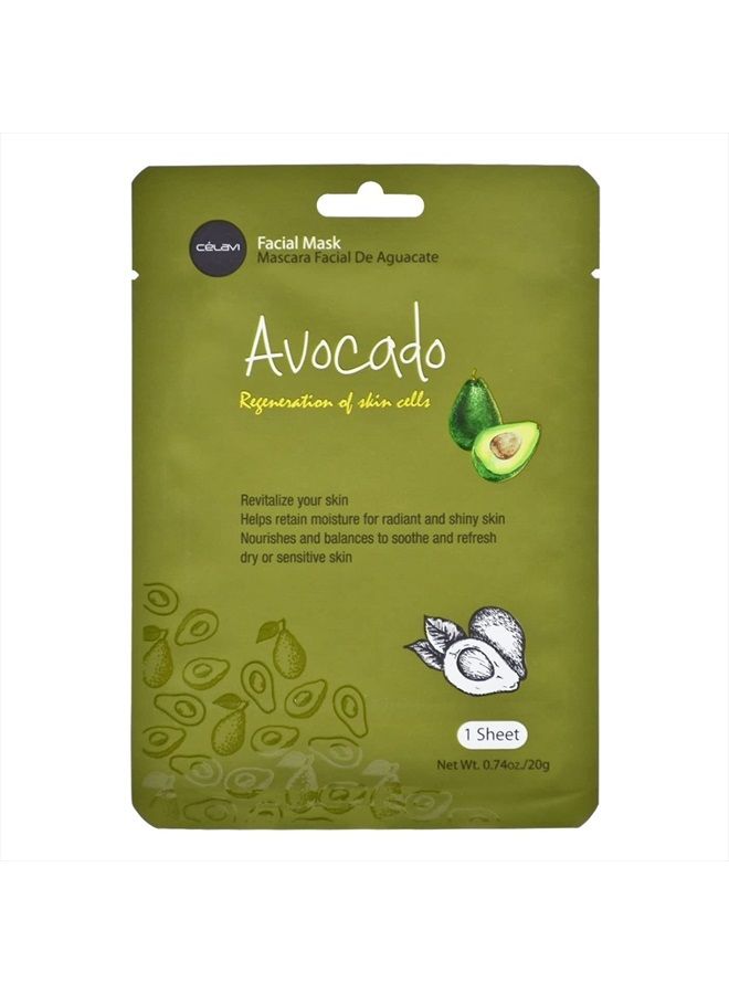 Celavi Cosmetics celavi Essence Facial Face Mask Paper Sheet Korea Skin Care Moisturizing 12 Pack (Mix - 2 of Each) - Image 4