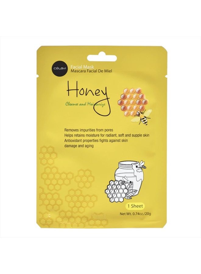 Celavi Cosmetics celavi Essence Facial Face Mask Paper Sheet Korea Skin Care Moisturizing 12 Pack (Mix - 2 of Each) - Image 3