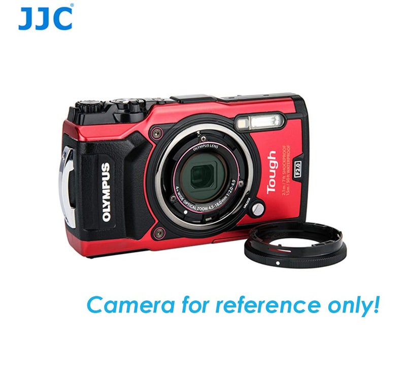 Fotasy JJC RN-T01 40.5mm Conversion Lens Adapter, Compaitible with Olympus Tough TG-1 TG-2 TG-3 TG-4 TG-5 TG-6 Digital Cameras, TG6 TG5 TG4 TG3 Filter Ring Converter, Replaces CLA-T01 Lens Adapter - Image 3