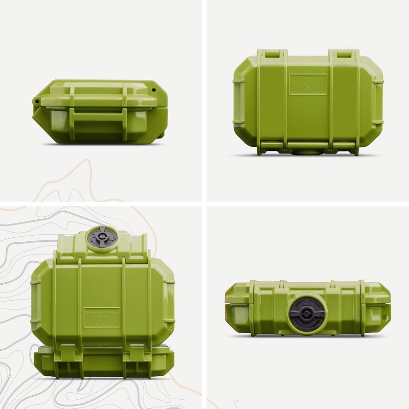 EVERGREEN 52 Waterproof Dry Box Protective Case - Travel Safe/Mil Spec/USA Made - for Cameras, Camping, Fishing, Hiking, Traveling, Water Sports, Knives, Survival (Green) - Image 2