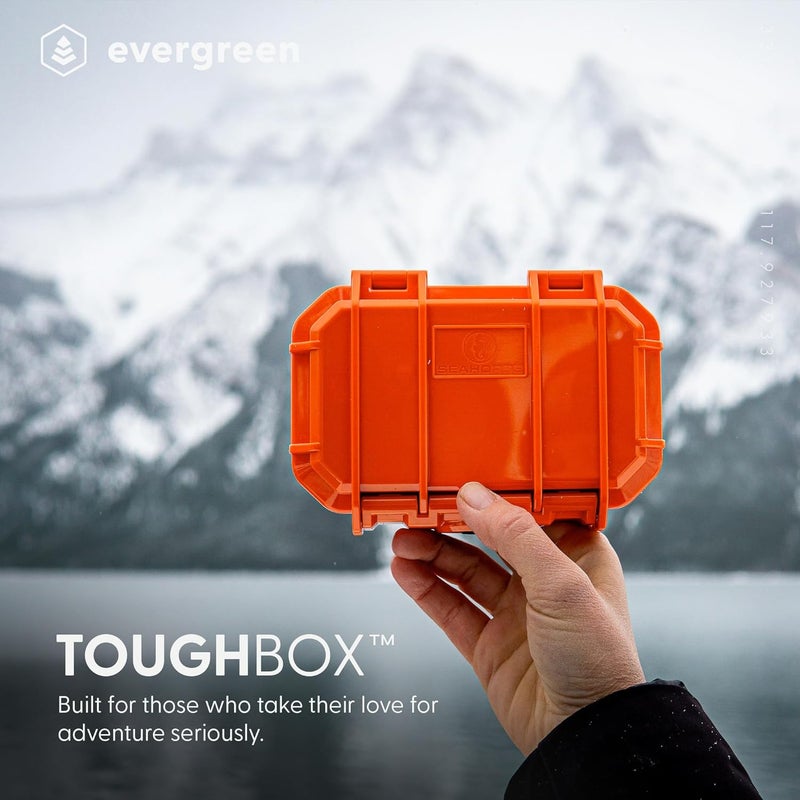 EVERGREEN 52 Waterproof Dry Box Protective Case - Travel Safe/Mil Spec/USA Made - for Cameras, Camping, Fishing, Hiking, Traveling, Water Sports, Knives, Survival (Green) - Image 3