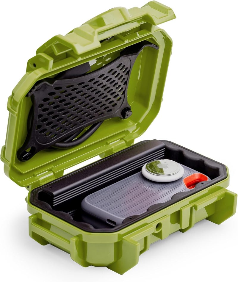 EVERGREEN 52 Waterproof Dry Box Protective Case - Travel Safe/Mil Spec/USA Made - for Cameras, Camping, Fishing, Hiking, Traveling, Water Sports, Knives, Survival (Green) - Image 1
