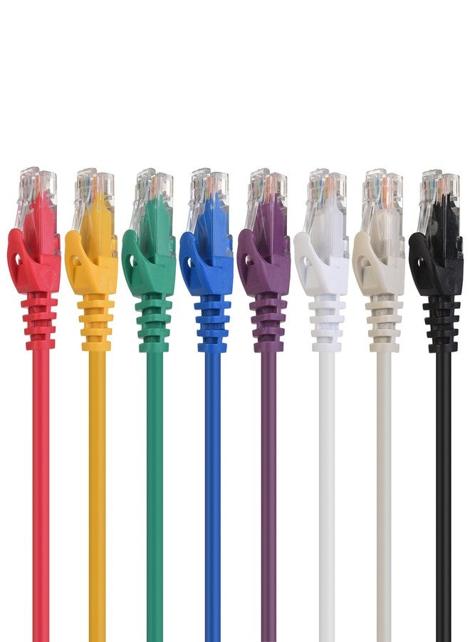 Cable Matters 8-Color Combo Snagless Cat5e Ethernet Cable 1 ft (Cat5e Cable, Cat 5e Cable) - Image 3