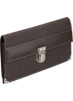 2K Faux Leather 13 Compartment Check and Bill Bag  - Image 2