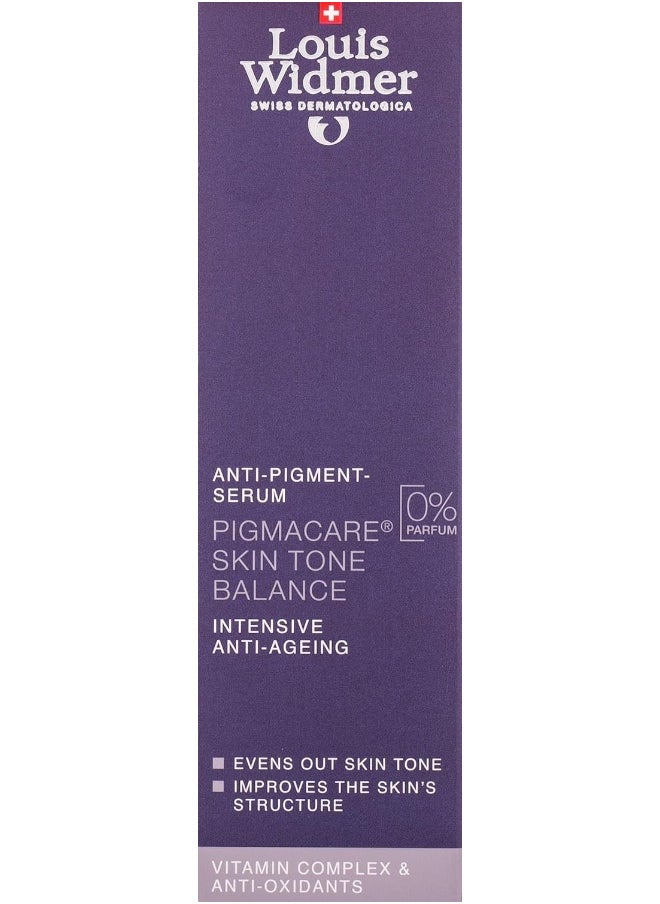 LOUIS WIDMER Louis Widmer Intensive Anti-Ageing Pigmacare Skin Tone Balance Anti-Pigment Serum 30 ml (Non-Scented)  - Image 2