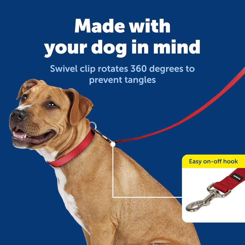 PetSafe Nylon Leash, 1" x 4', Red - Image 3
