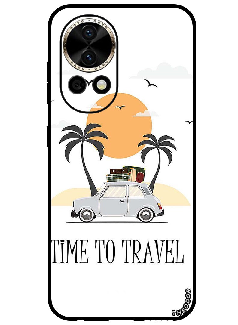 Theodor Protective Case Anti Scratch Shock Proof Bumper Cover For Huawei Nova 12 Pro Time To Travel Vector - Image 1