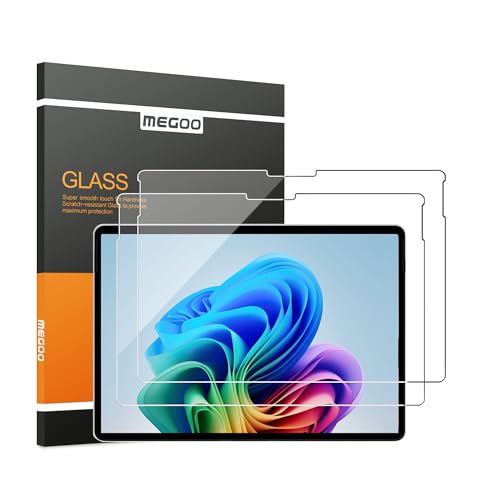Megoo Crystal Sense Screen Protector for Surface Pro 12 inch (2025), Ultra-Thin 9H Glass, HD Transparency, High Touch Sensitivity, Case Friendly, Smudge-Resistant, 2 Pack - Image 1