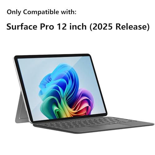 Megoo Crystal Sense Screen Protector for Surface Pro 12 inch (2025), Ultra-Thin 9H Glass, HD Transparency, High Touch Sensitivity, Case Friendly, Smudge-Resistant, 2 Pack - Image 2