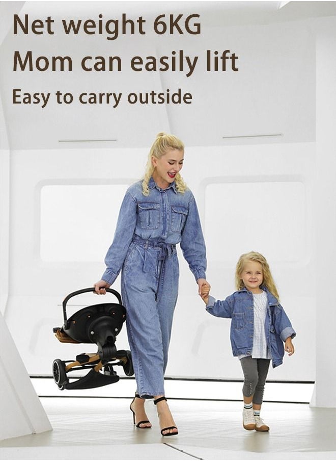 baobaohao - V5-B Baby Stroller, Lightweight Travel Stroller, Ultra-Compact Fold & Airplane Ready Stroller for Toddlers,  Large Canopy - Image 1